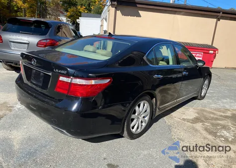 2007 Lexus Ls 460 from USA, damaged, VIN JTHBL46F875038347